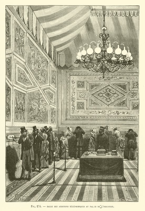Salle des auditions téléphoniques au Palais de l