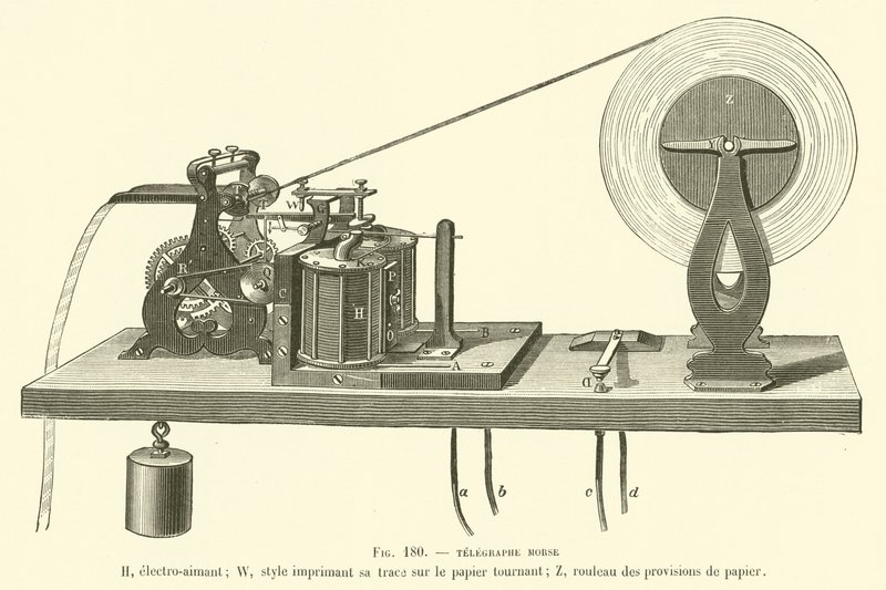 Télégraphe Morse - French School