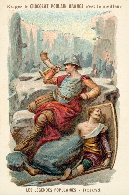 La mort de Roland à Roncevaux, 778 - French School