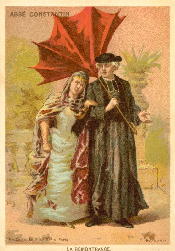 La remontrance. Scène de L