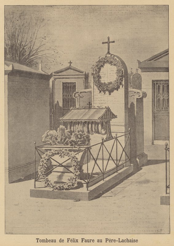 Tombe du président Félix Faure au cimetière du Père-Lachaise, Paris - French School