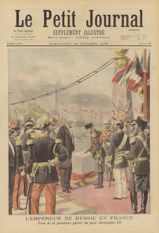Visite du tsar Nicolas II en France - French School