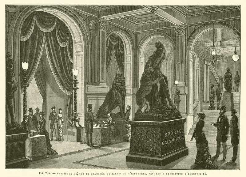 Vestibule du rez-de-chaussée du Palais de l