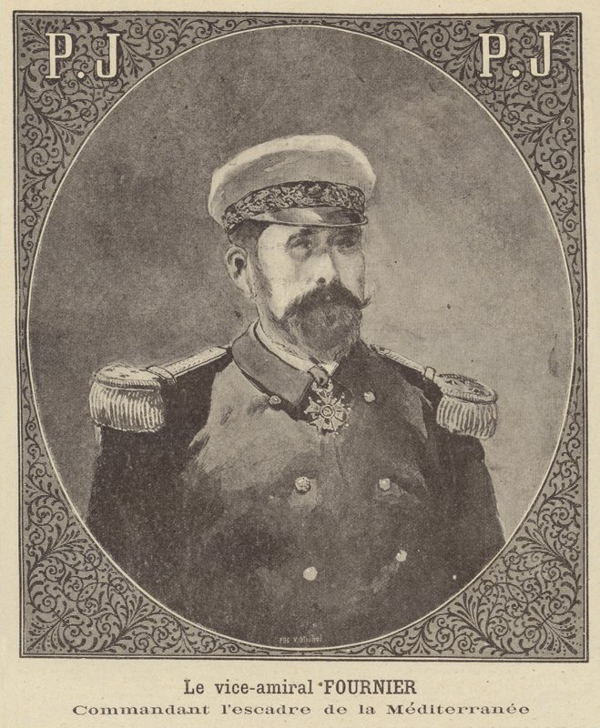 Vice-amiral Fournier, commandant de l