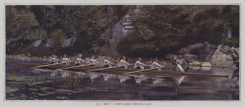Un huit au Saint James Rowing Club, France - French Photographer
