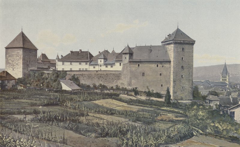 Annecy, Vue du Château, Ensemble S E - French Photographer