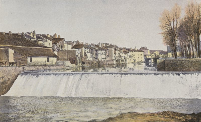 Aurillac, Vieilles maisons au bord de la Jordanne - French Photographer