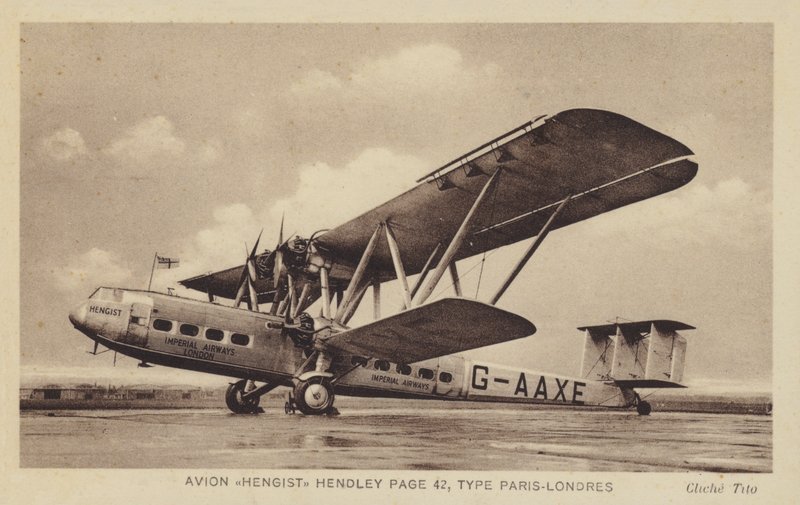 Avion Hengist Hendley Page 42, Type Paris-Londres - French Photographer