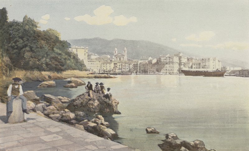 Bastia, Vue du vieux Port et de la ville - French Photographer