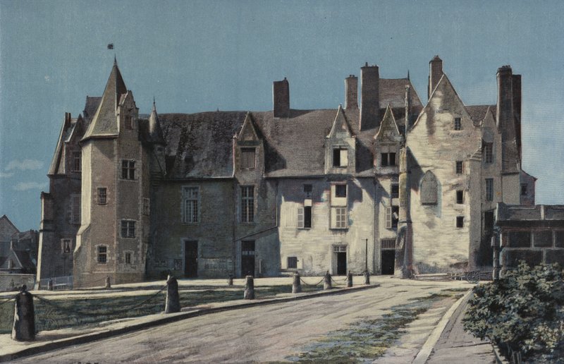 Baugé, Château (Hôtel de Ville et Gendarmerie), Ensemble sur la place - French Photographer