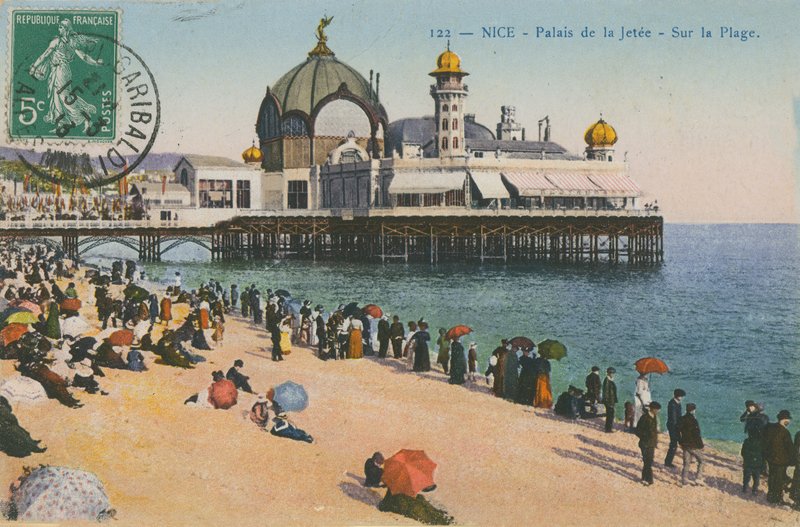 Plage et Palais de la Jetée, Nice - French Photographer