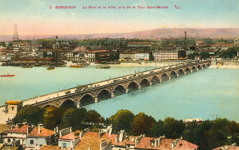 Bordeaux, Le Pont, La Ville - French Photographer