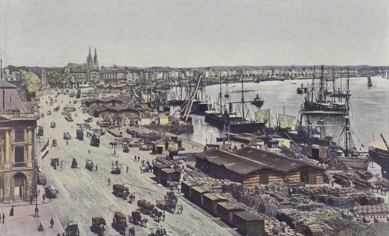 Bordeaux, Place Richelieu, Quais Louis XVIII, des Chartrons et de Bacalan - French Photographer