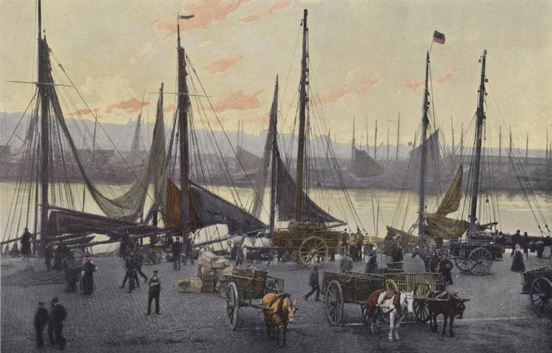 Boulogne-sur-Mer, Préparatifs pour la pêche aux harengs - French Photographer