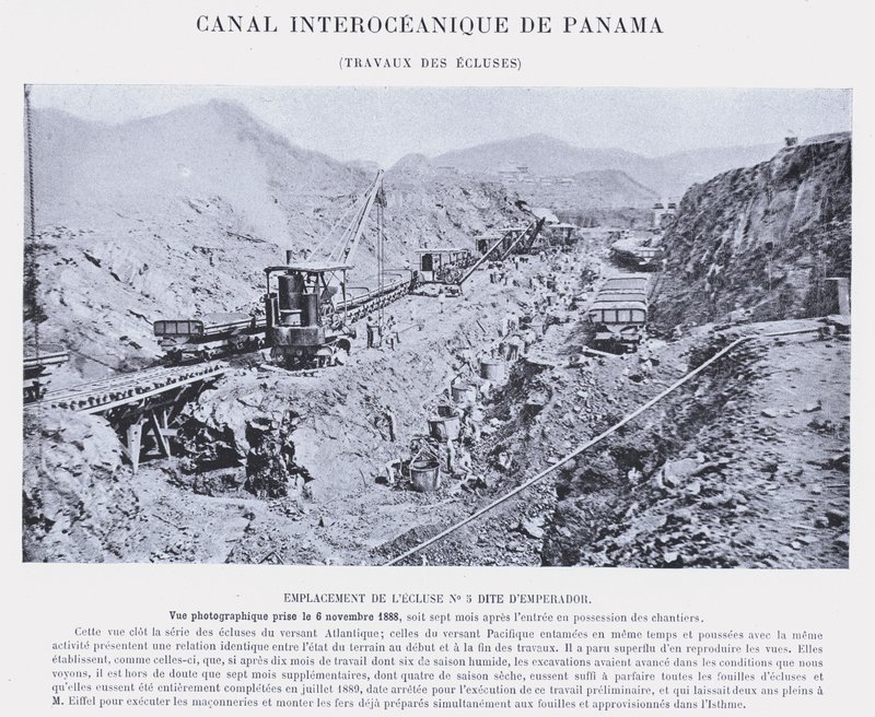 Canal interocéanique de Panama, travaux des écluses - French Photographer