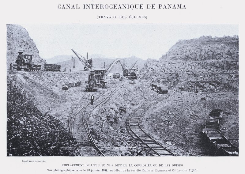 Canal Interocéanique de Panama, Travaux des Écluses - French Photographer