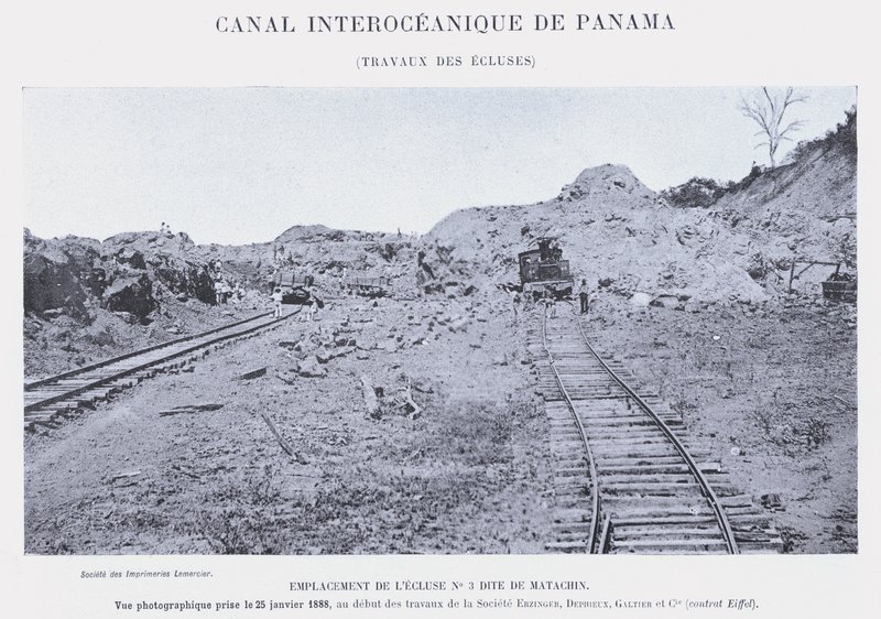 Canal Interocéanique de Panama, Travaux des Écluses - French Photographer