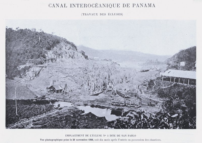 Canal Interocéanique de Panama, Travaux des Écluses - French Photographer