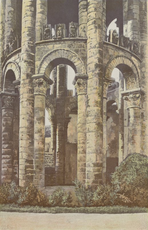 Charroux, Ancienne Abbaye, Tour, partie inférieure - French Photographer