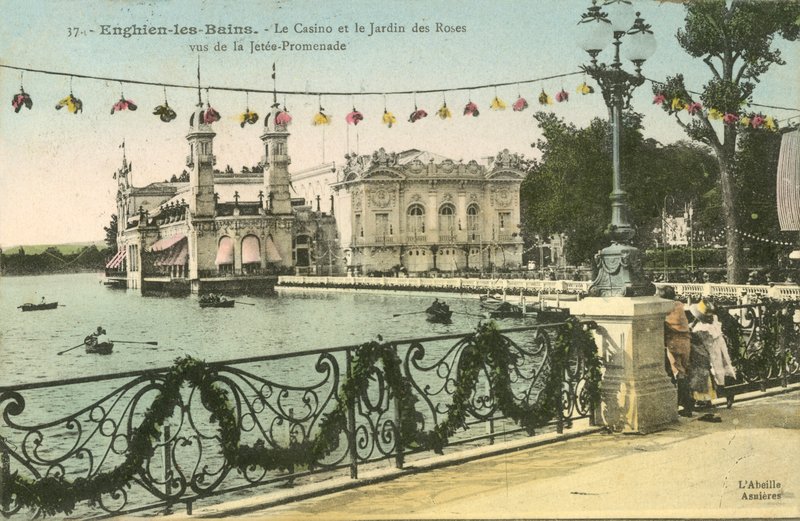 Enghien-les-Bains, Le Casino, Le Jardin des Roses - French Photographer