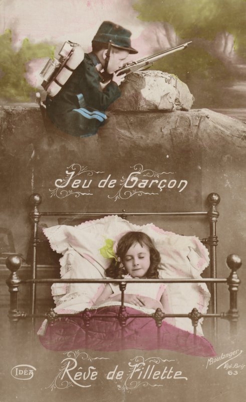 Jeu du garçon et rêve de la fille - French Photographer