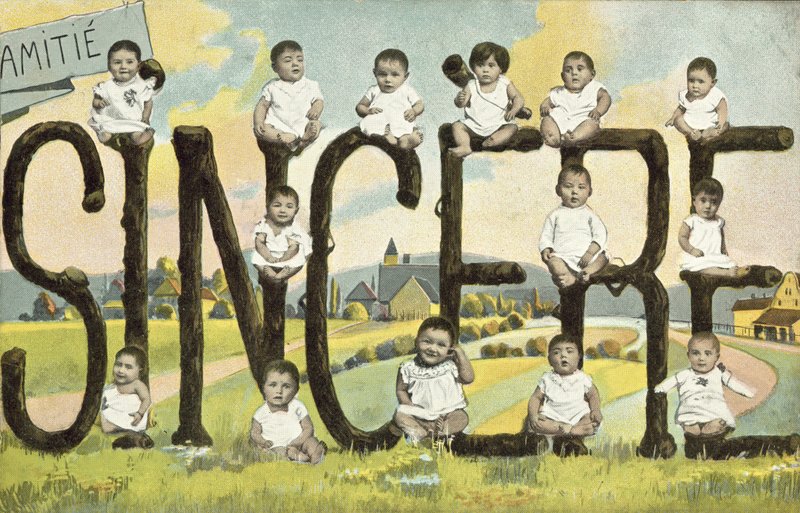Carte de vœux avec bébés - French Photographer