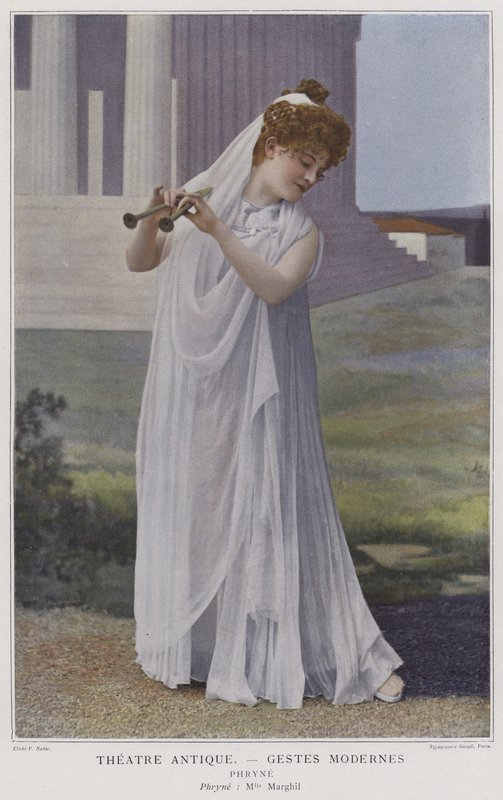 Jane Margyl dans le rôle-titre de Phryné - French Photographer