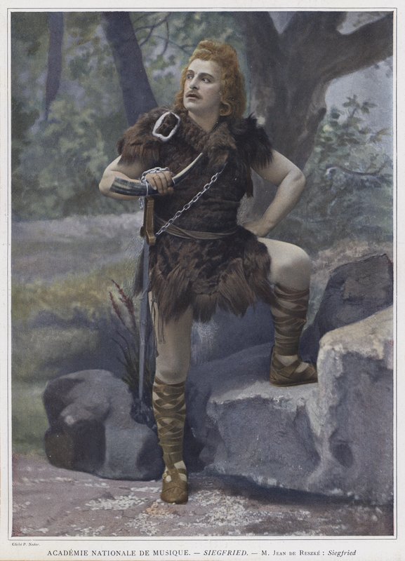 Jean de Reszke dans le rôle-titre de Siegfried - French Photographer