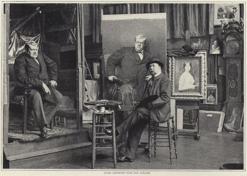 Jules Lefebvre dans son atelier - French Photographer