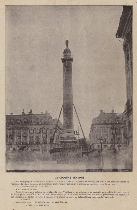 La Commune de Paris, la colonne Vendôme - French Photographer