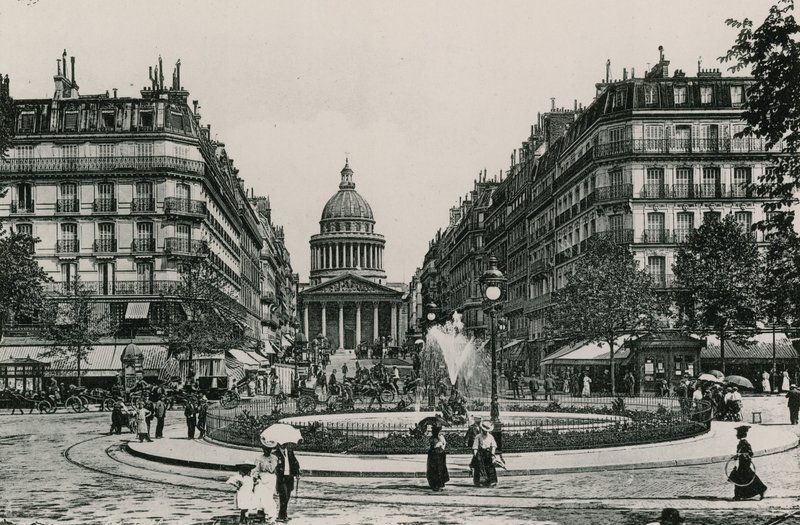 La Rue Soufflot et le Panthéon (photogravure) - French Photographer