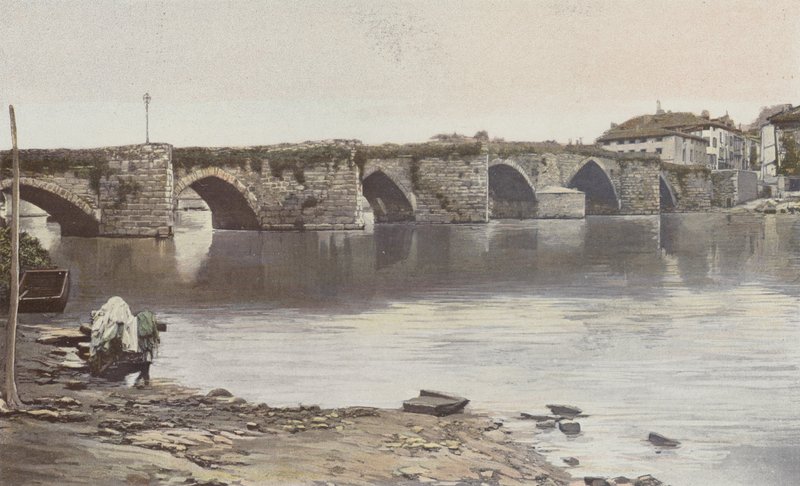 Limoges, Pont Saint-Martial, Vue prise en amont (rive gauche de la Vienne) - French Photographer
