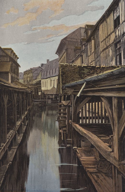 Louviers, Lavoir et maisons en bois - French Photographer