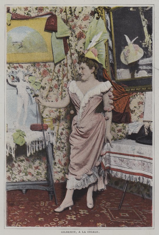 Mademoiselle Gilberte, chanteuse française à La Cigale, Paris - French Photographer