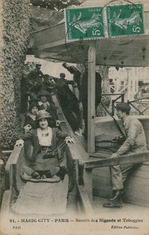Magic City, Paris, carte postale envoyée le 19 juillet 1913 - French Photographer