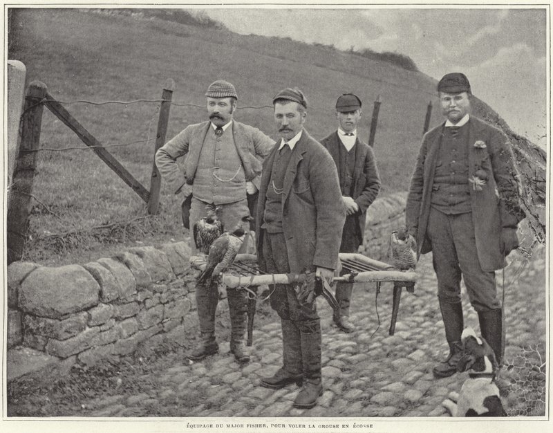 Major Fisher chassant le tétras en Écosse - French Photographer