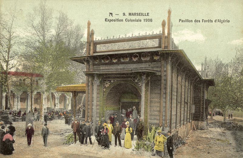 Marseille, Exposition Coloniale 1906, Pavillon des Forêts d