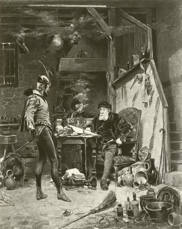 Méphistophélès et Faust (gravure) - French Photographer