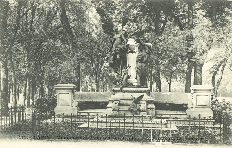 Monument du Fabuliste La Fontaine, Jardin du Luxembourg - French Photographer