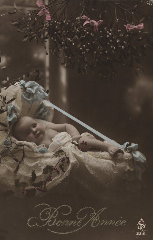 Carte de Nouvel An avec bébé - French Photographer