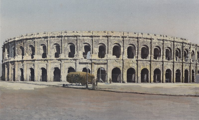 Nîmes, Arènes, Ensemble extérieur - French Photographer
