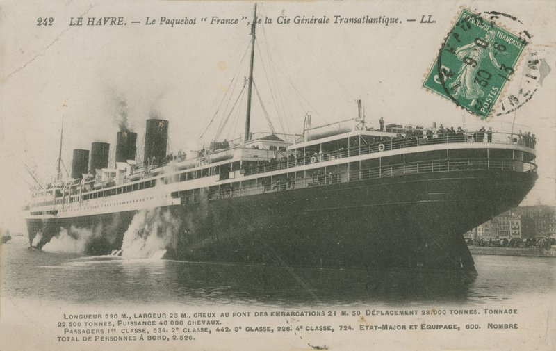 Paquebot France, Le Havre - French Photographer