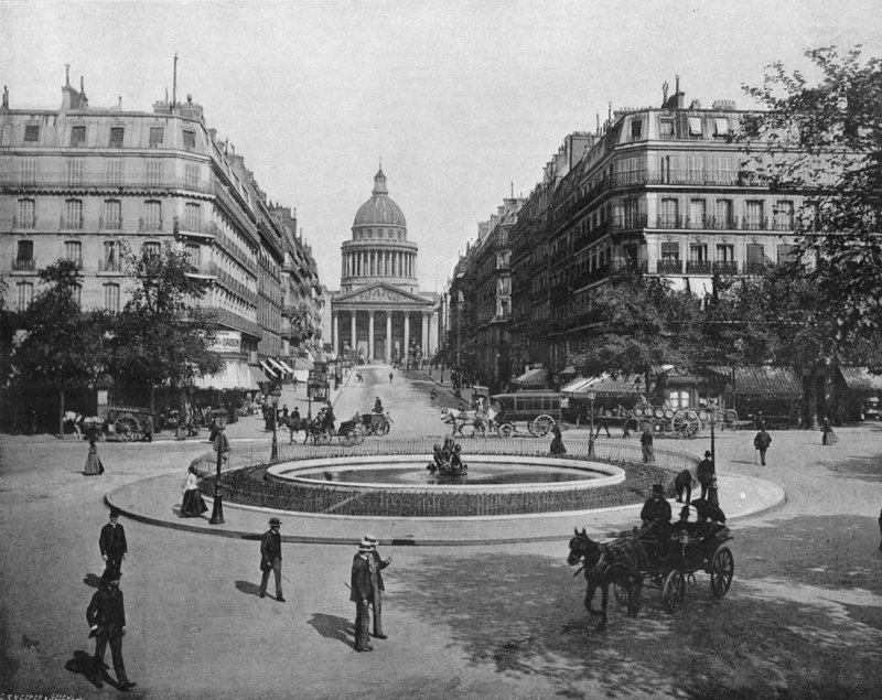 Paris - La Place Médicis, La Rue Soufflot et le Panthéon - French Photographer