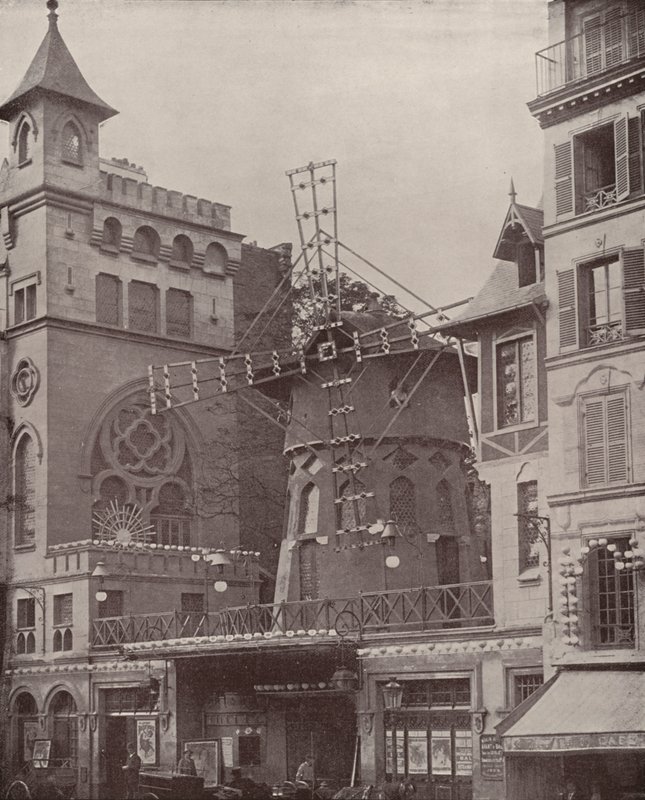 Paris : Extérieur du Moulin Rouge - French Photographer
