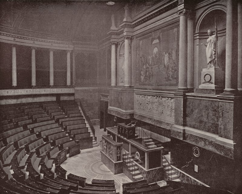 Paris : Salle législative, Chambre des députés - French Photographer