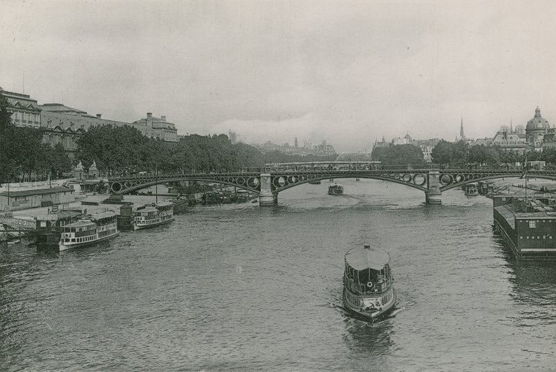 Perspective sur la Seine, le Pont des Saint-Pères (photogravure) - French Photographer