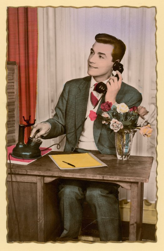 Carte postale avec téléphone - French Photographer