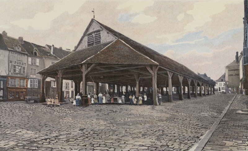 Rethel, Vieille halle en bois - French Photographer