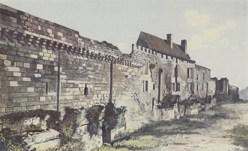 Saint-Émilion, Restes des Remparts au NO, Logis de Malet - French Photographer