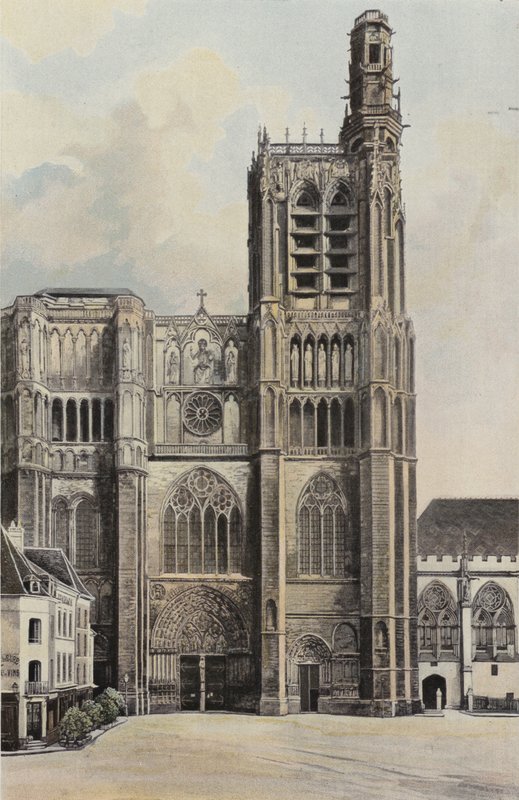 Sens, Cathédrale, Façade O - French Photographer